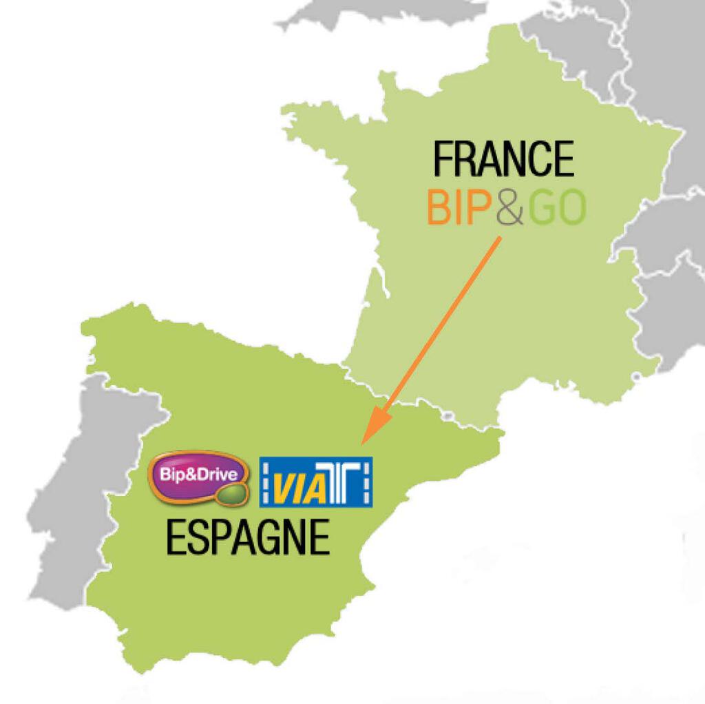 Carte France-Espagne