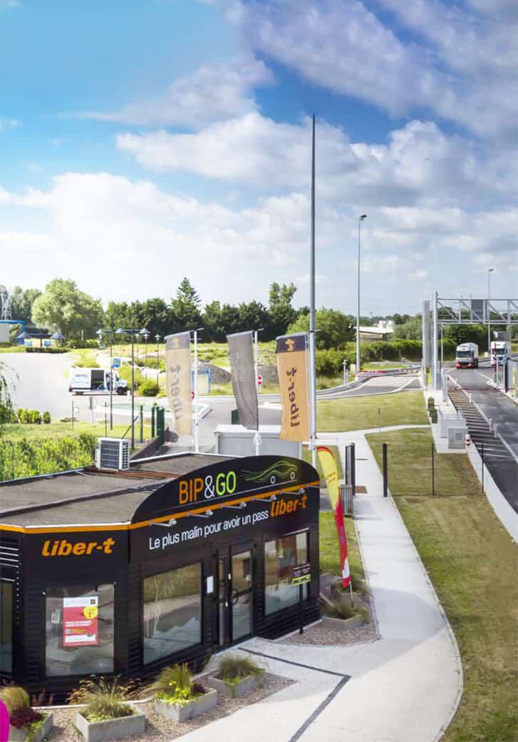 Saint-Omer bip&go electronic toll payment branch